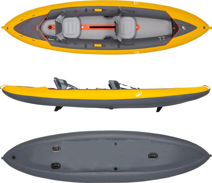 Immagine prodotto Tribord Kajak aufblasbar 2-Sitzer - 100+ gelb (2 pers.)