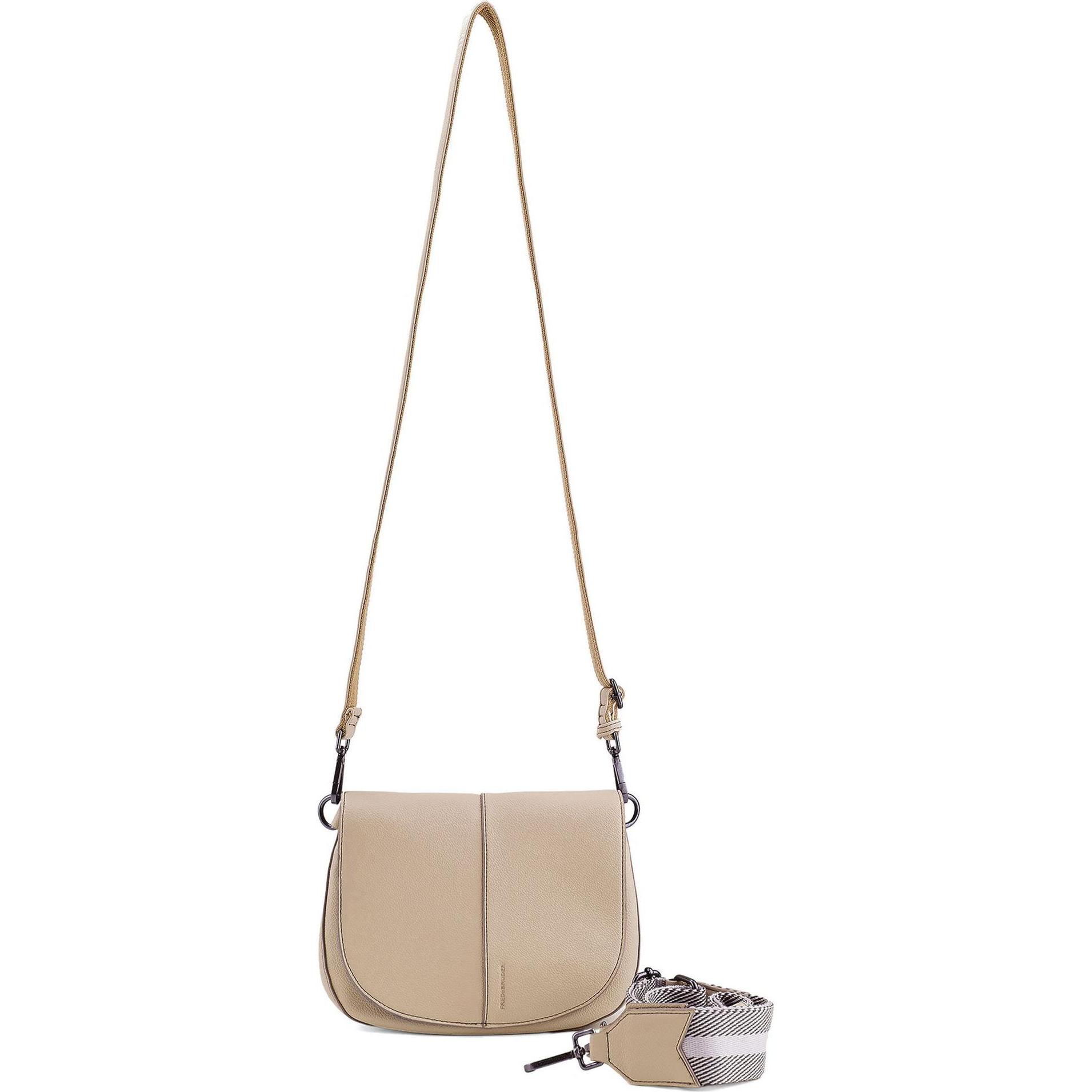 FredsBruder, Handtasche, Bestie Umhängetasche Leder 26 cm, Beige