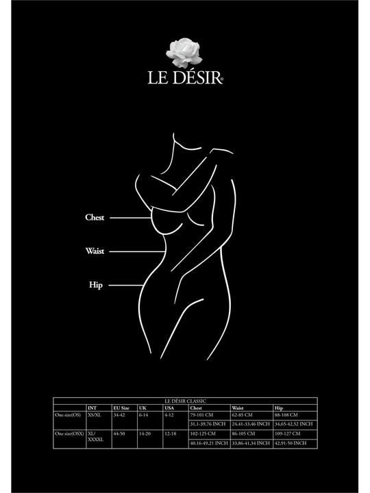 Image du produit Le Désir Fishnet and Lace Bodystocking (Taille unique)