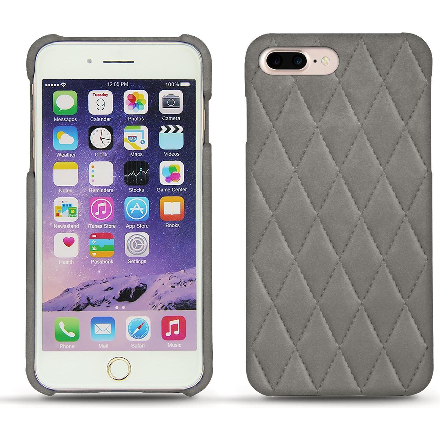 Noreve Lederschutzhülle (Apple iPhone 7 Plus), Smartphone Hülle, Grau