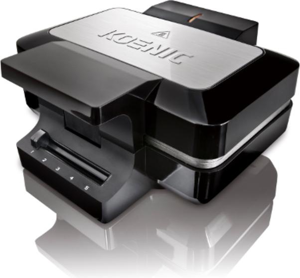 Image du produit Koenic Gaufrier KWA 3221 1000 W Noir, Acier inoxydable