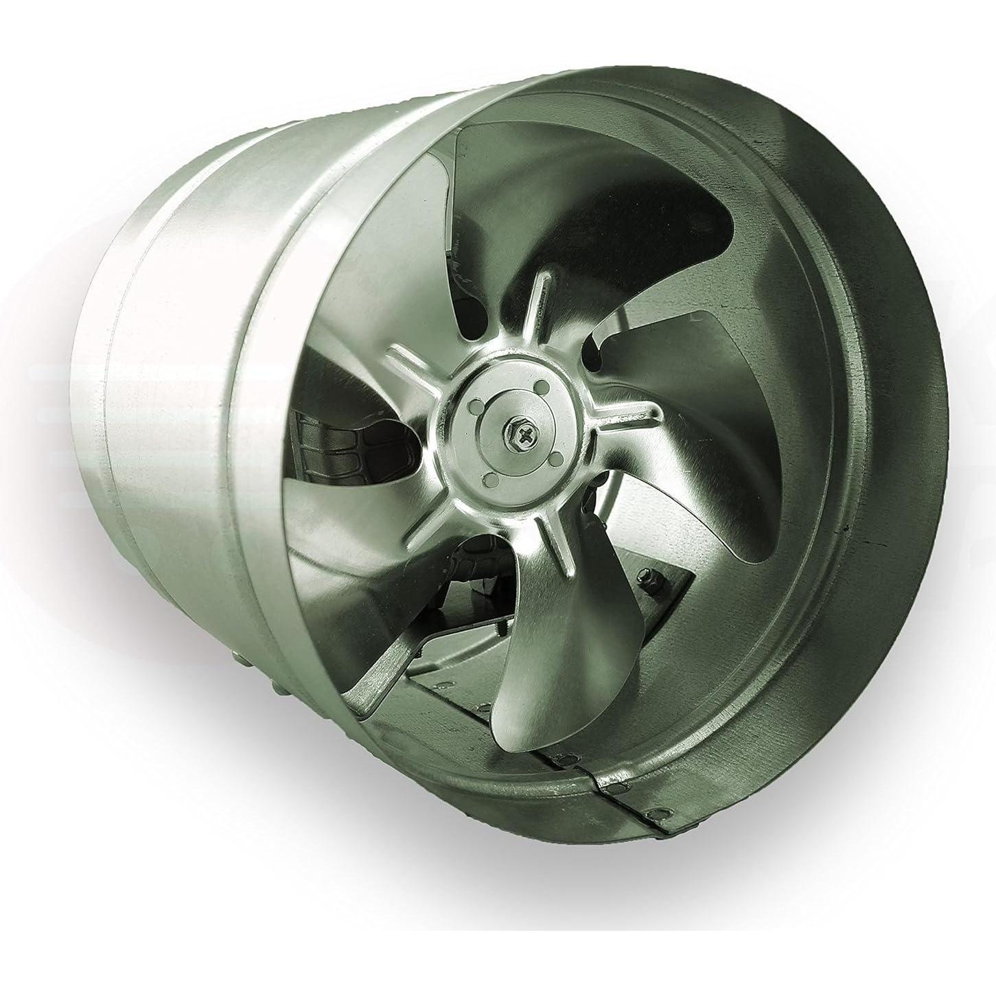 Airroxy Argento Ventola Di Ventilazione, Axialer Rohrventilator