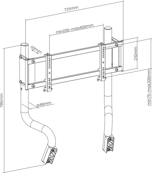 Immagine prodotto Oplite Supporto per monitor singolo GTR