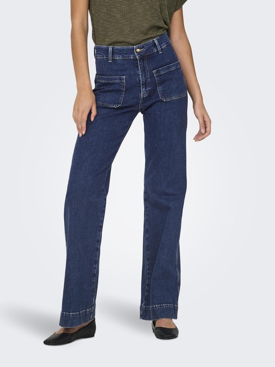 Produktbild Only ONLJUICY Hohe Taille Weiter Beinschnitt Jeans Jeans mit weitem Bein (W28/L32)
