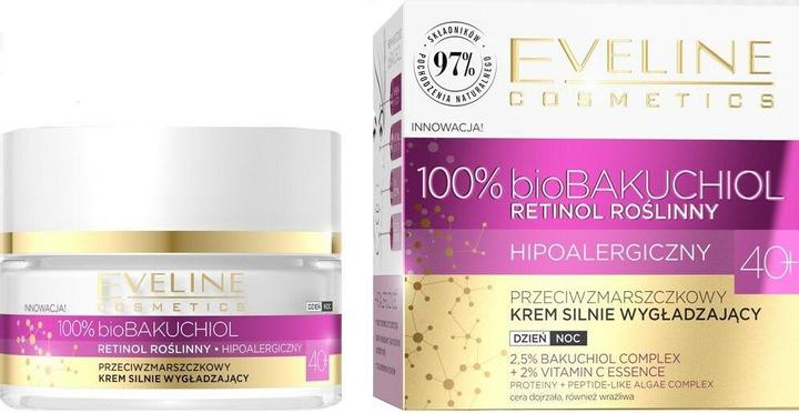 Actual product image Eveline 100% Organic Bakuchiol Anti-Wrinkle Cream 40+ for Day and Night (50 ml, Day cream)