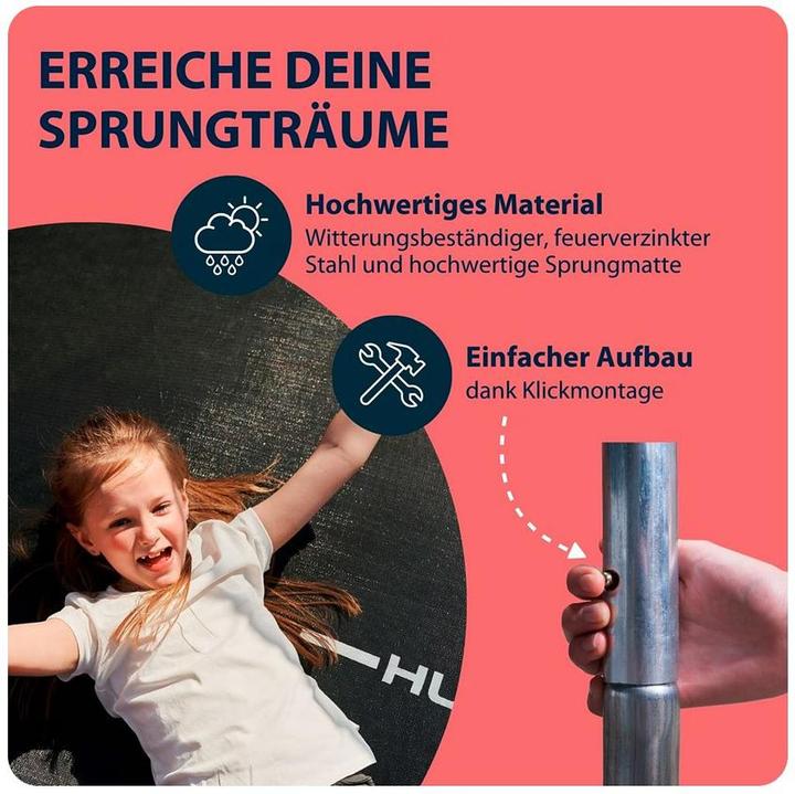 Produktbild Hudora Fantastic Trampolin 300V (300 cm)