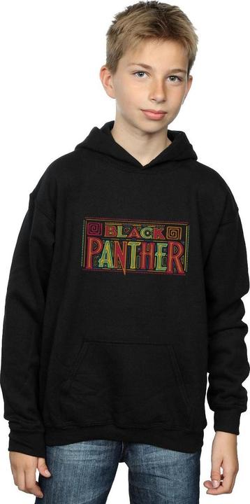 Immagine prodotto Black Panther Tribal Logo Felpa con Cappuccio Ragazzi (128)