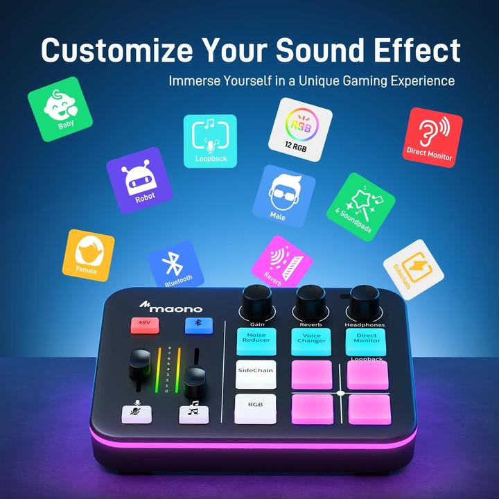 Produktbild Maono G1 NEO Gaming Audio Mixer (USB-C)