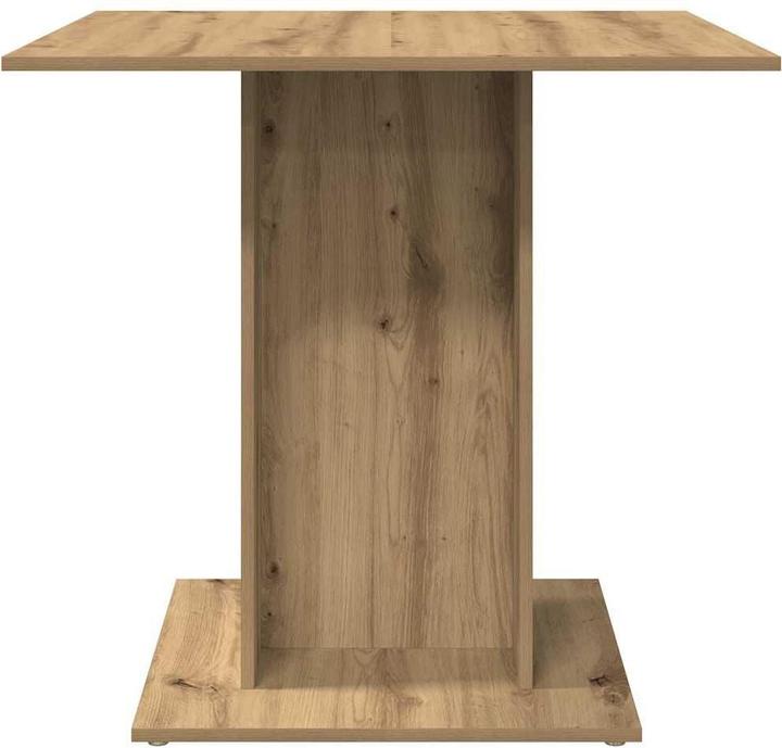 Produktbild VidaXL Esstisch Küchentisch Esszimmertisch Speisetisch Tisch Artisan-Eiche (80 x 80 x 75 cm)