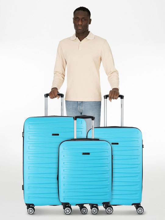 Actual product image Benzi 5493 4 Rollen Kofferset 3-teilig mit Dehnfalte (197 l)