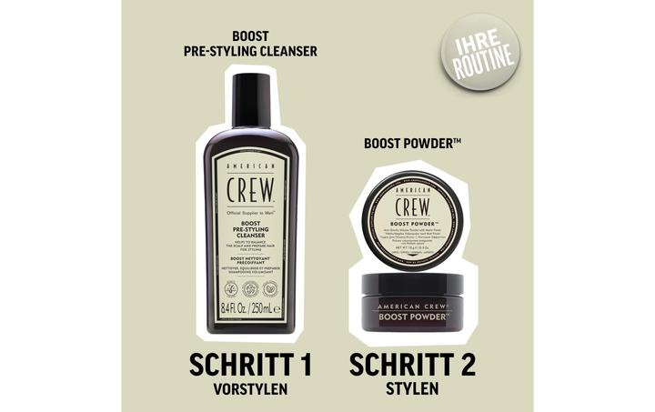 Produktbild American Crew Boost Pre-Styling Cleanser, 250ml (Flüssiges Shampoo, 250 ml)