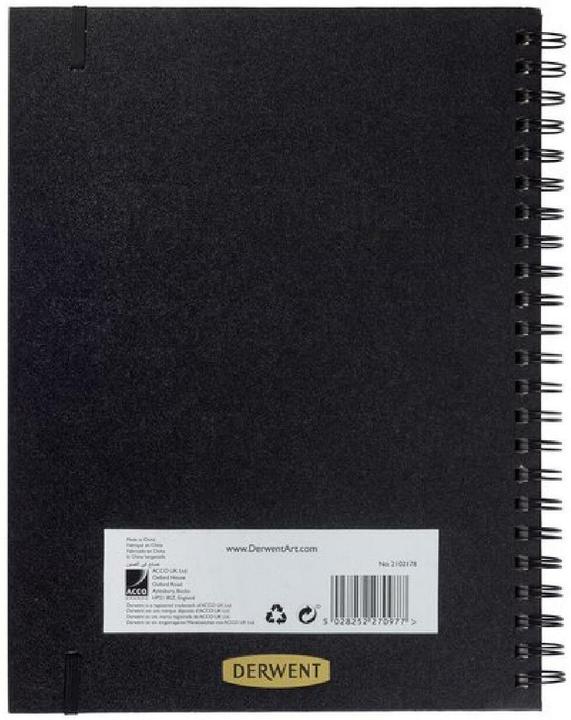 Actual product image Derwent Sketch & Store Hardcover Skizzenbuch (A4, Plain, Hardcover)