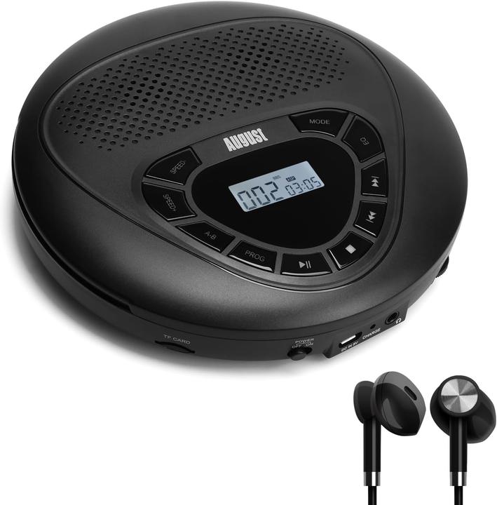Actual product image August Tragbarer CD-Player SE10B