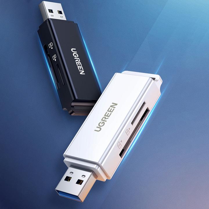 Image du produit Ugreen CM104 Lecteur de cartes mémoire SD/microSD USB 3.0 (noir) (USB 3.0)