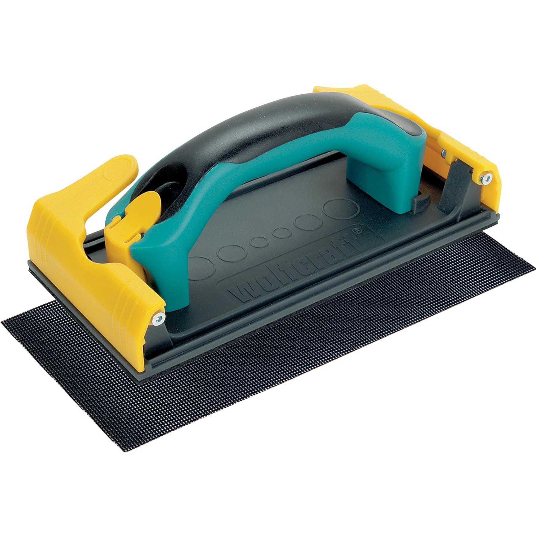 Wolfcraft Giallo Abrasivi, 1 Set Di Levigatrici Manuali Per Cartongesso (120)