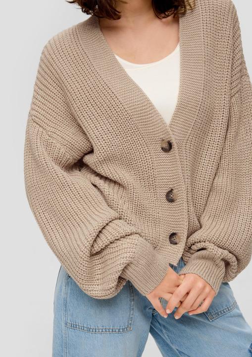 Actual product image s.Oliver Strickjacke Strickjacke mit V-Ausschnitt (XL)