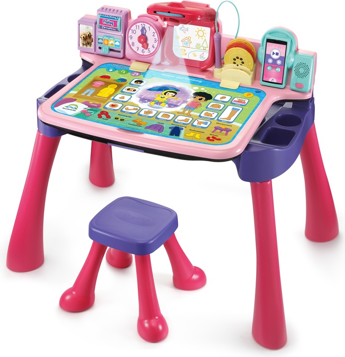 Actual product image VTech 5-in-1 Magic Desk pink (German)