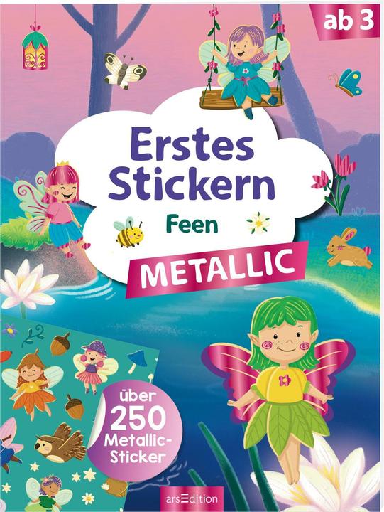 Produktbild Erstes Stickern Metallic  Feen