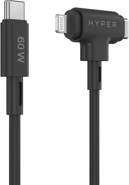 Produktbild Targus HyperJuice Silicone USBC/Lightning60W BK (1.50 m, USB 2.0, 60 W)