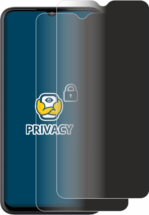 Actual product image BROTECT Anti-spy privacy film Blue light protection film (2 pcs., ZTE Blade A53 Pro)