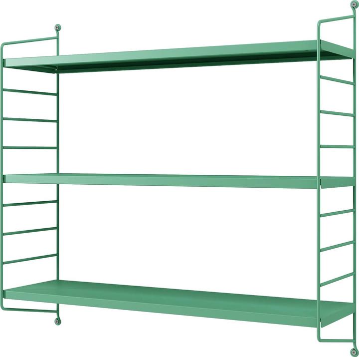 Actual product image En.Casa Modular wall shelf Strängnäs set of 3 pastel green