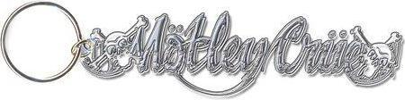 Actual product image Motley Crue Skull Logo Keyring
