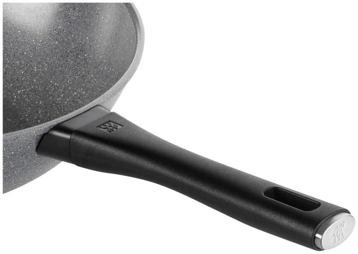 Productafbeelding Zwilling - Terreno Plus Ceramic Wok - Gray - 28 cm (Aluminium, 28 x 12.60 cm)