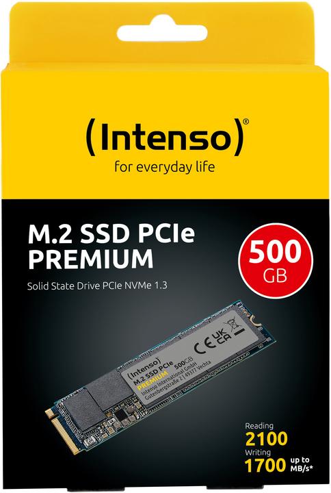 Actual product image Intenso Premium (500 GB, M.2 2280)