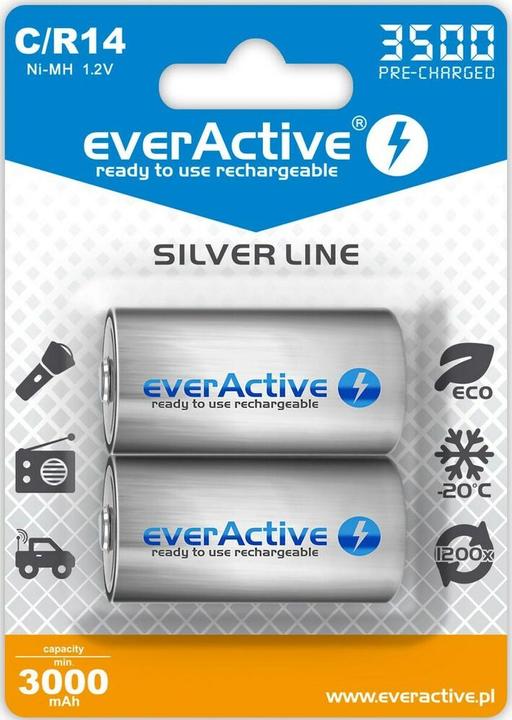 Everactive Ligne Silver (2 pcs, C, 3500 mAh)