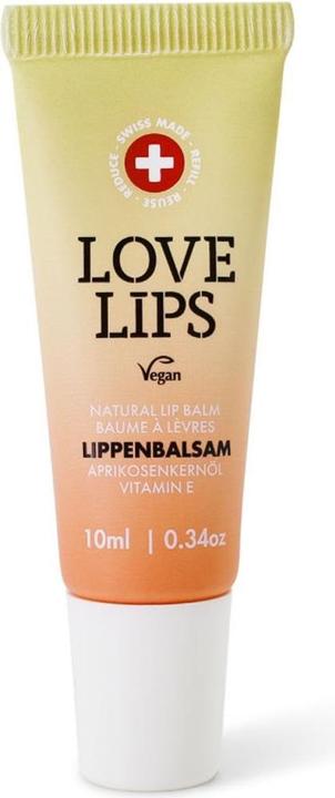 Actual product image ReUseMe LOVE LIPS Lip Balm Natural with Apricot Kernel Oil and Echinacea Fragrance Free Bals (Lip balm, 10 ml)