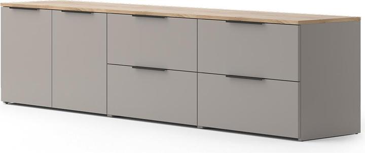 Immagine prodotto Vicco Wohnwand Wido, Greige/Sonoma, 3 Teile (60 x 50 x 40 cm, 80 x 50 x 40 cm)