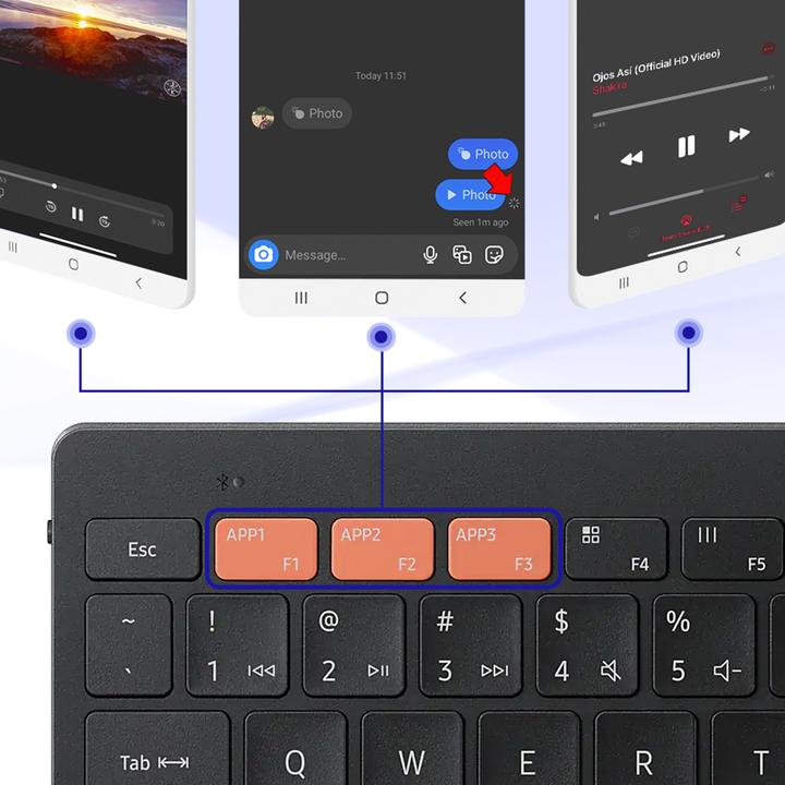 Produktbild Samsung Smart Keyboard Trio 500 (DE, Kabellos)