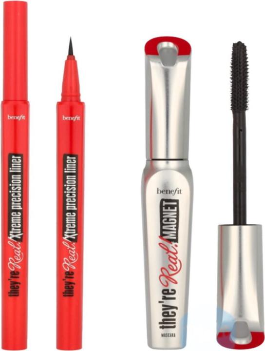 Actual product image BeneFit Cosmetics They're Real! Xtreme Lash & Line Duo (Supercharged Black)