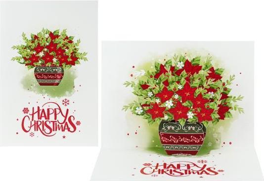 Actual product image MU Classic 3D Pop-Up Weihnachtskarten 5er Set Classic Christmas Series (5 pcs.)