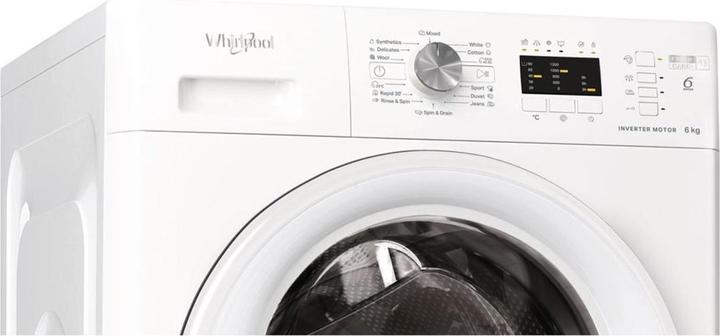 Produktbild Whirlpool FFL EE Waschmaschine Freistehend Frontlader (6 kg, Links)