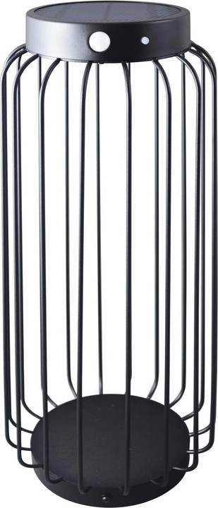 Actual product image Schönenberger Lantern Solar Canopus, Black (22 x 22 x 51 cm, 1 x)