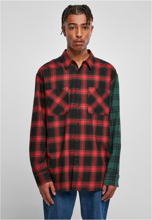 Produktbild Urban Classics Oversized Mix Check Shirt - 17008 (M)