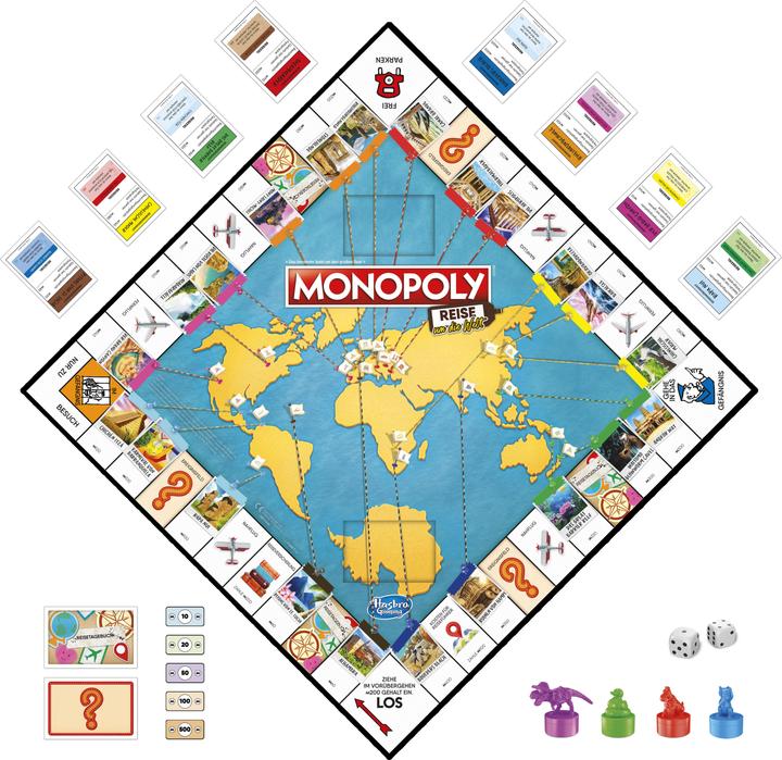 Produktbild Monopoly Reise um die Welt (Deutsch)