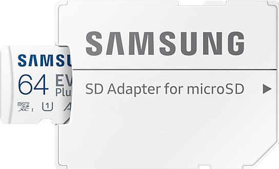Produktbild Samsung EVO Plus (64 GB, microSDXC, U1, UHS-I)