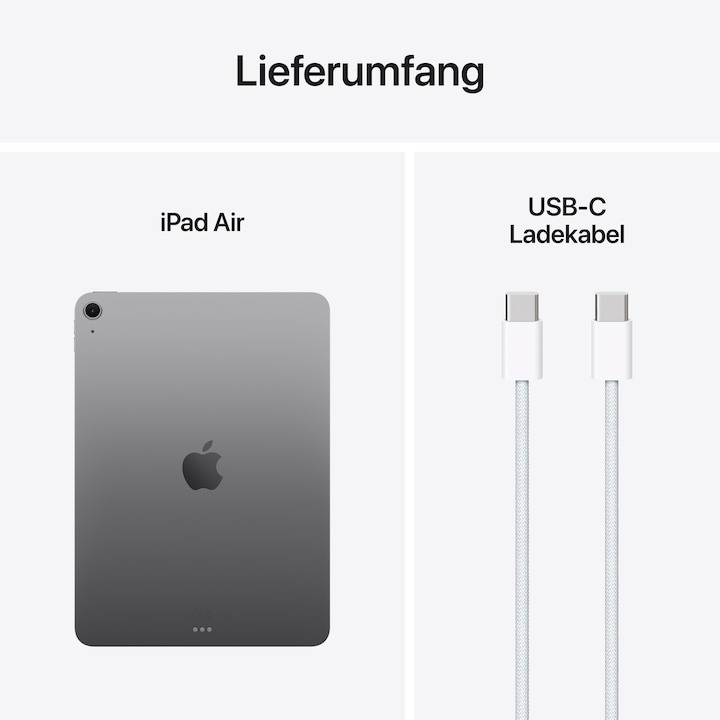 Immagine prodotto Apple iPad Air 11 2025 (M3) (Solo WiFi, 11", 128 GB, Space grey)