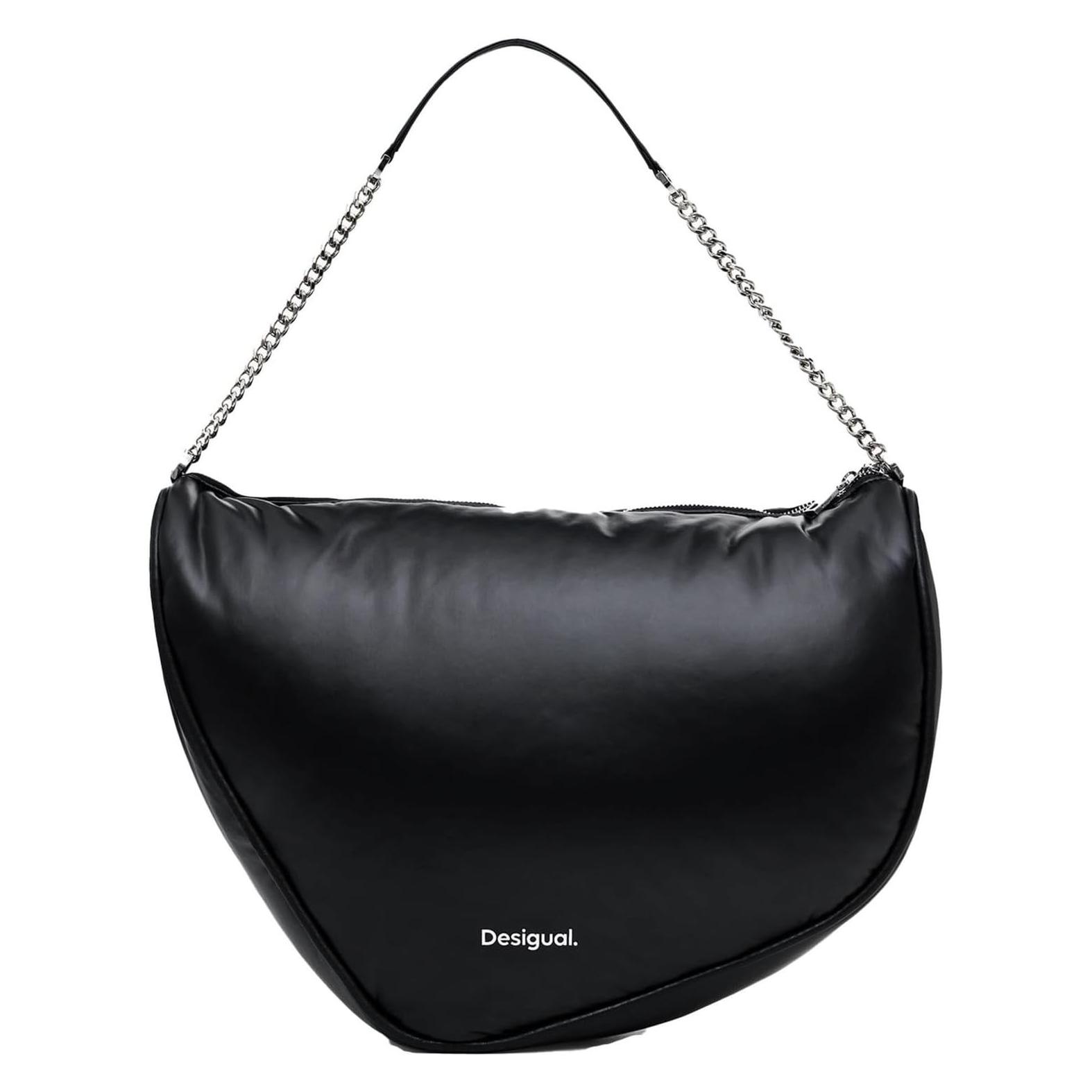 Desigual, Damen, Handtasche, Vrouwen Accessoires Stof Boodschappentas, Schwarz