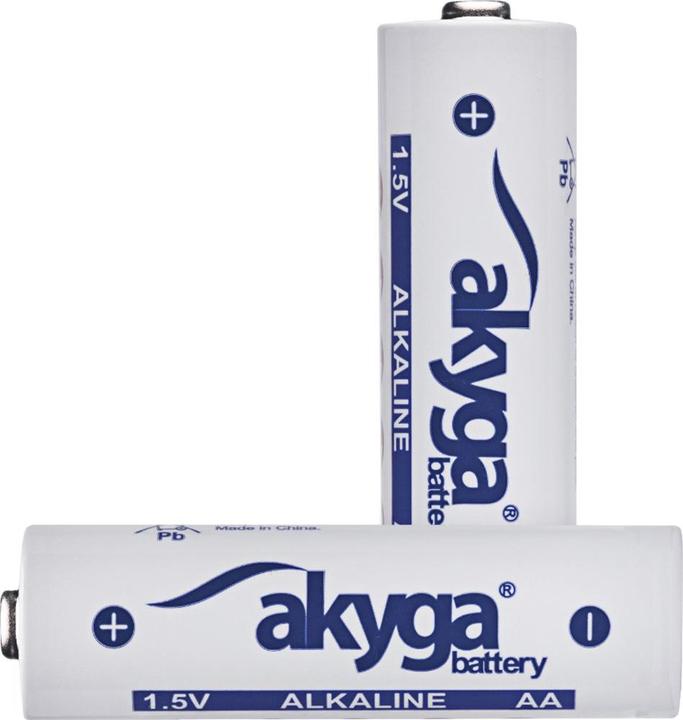 Actual product image Akyga AA LR6 Mignon (AA)-Batterie Alkali-Mangan 3050 mAh 1.5 V 4 St. (4 pcs., AA, 3050 mAh)