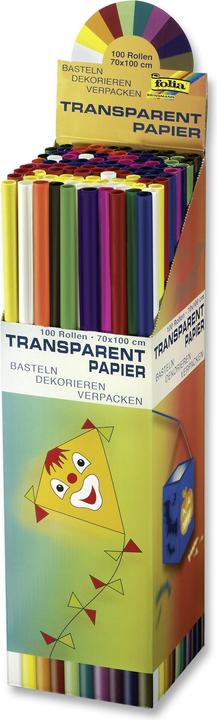 Produktbild Folia Transparentpapier Rolle 70 X 100 Cm,Dunkelblau (42 g/m², 1x)