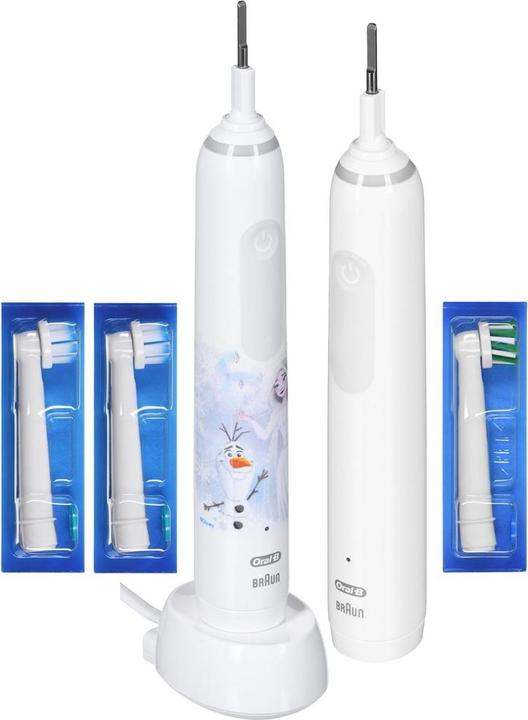 Actual product image Oral-B Pro 3 3000 White+ Junior Frozen (Oscillating toothbrush)