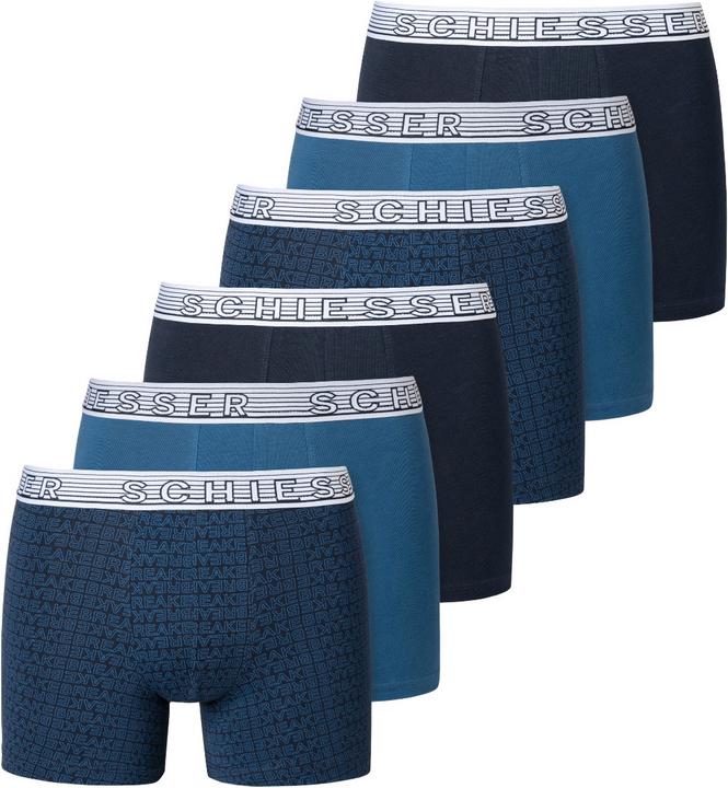 Produktbild Schiesser 6er Pack Teens Boys 95/5 Organic Cotton Shorts / Pants (164, 6er Pack)