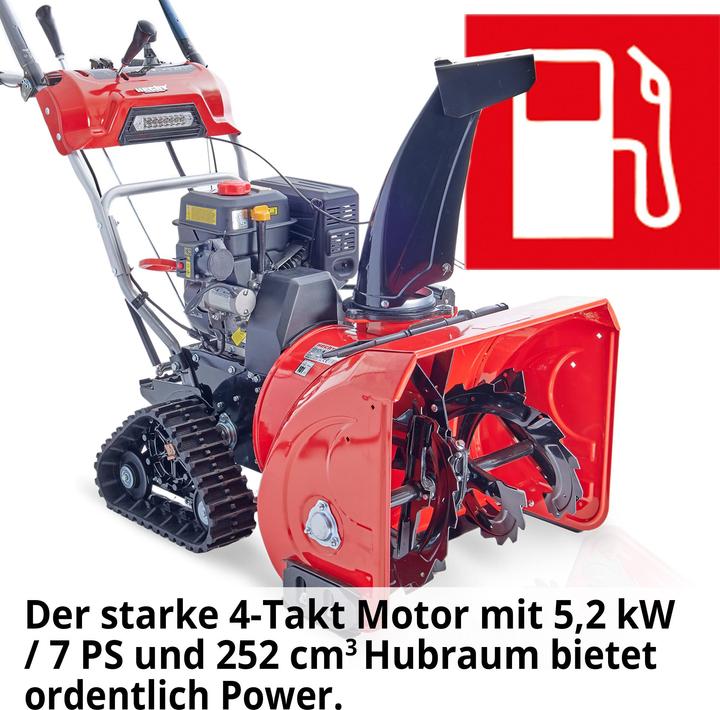 Produktbild Hecht Benzin Schneefräse 9666 (66.50 cm)