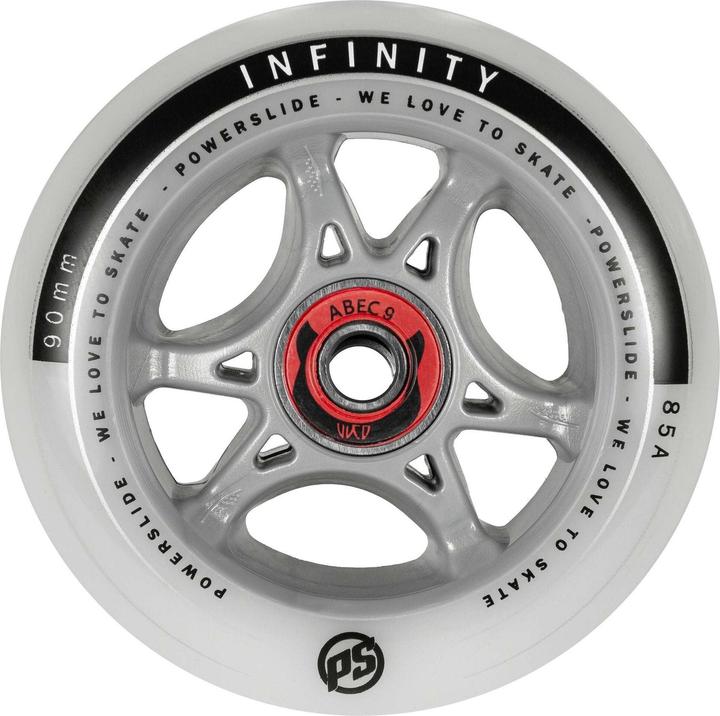 Produktbild Powerslide Skateboard Wheels Infinity Rtr Spacer 4-Pack 2023 (90 mm, 85A)