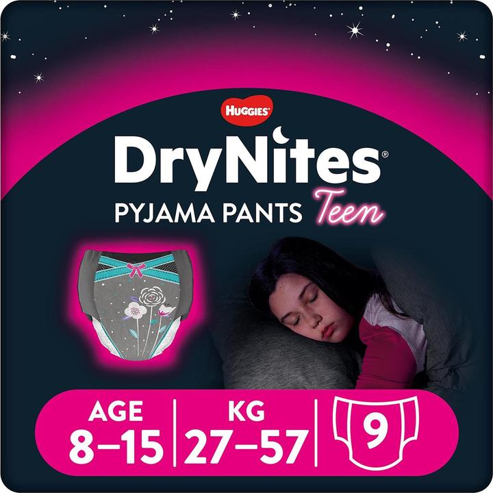 Immagine prodotto Huggies DryNites (Dimensione L, Pacco mensile, 9 pz.)