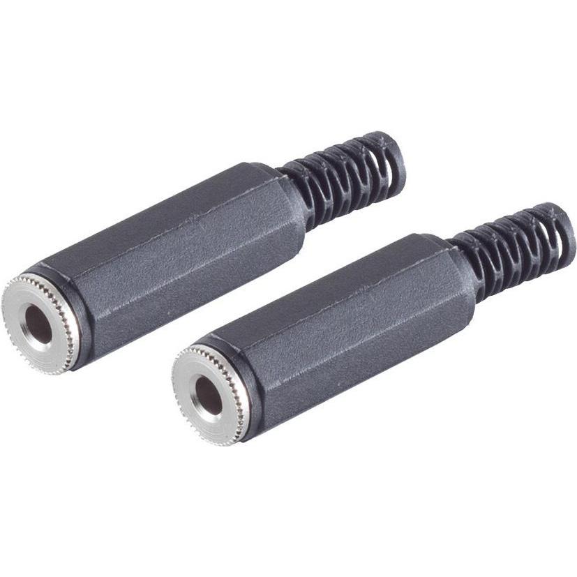 Shiverpeaks BS51110-2 Drahtverbinder 3.5 mm Schwarz, Audio Adapter, Schwarz