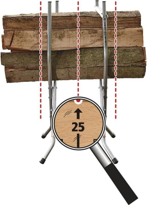 Produktbild wolfcraft wolfcraft 1 SB 60 - Sägebock 540x1000x600mm (54 cm, 60 cm)